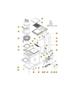 Reservdelar till Coffe Queen A-2 bryggare