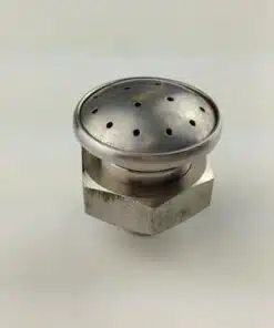 Spridarmunstycke metall